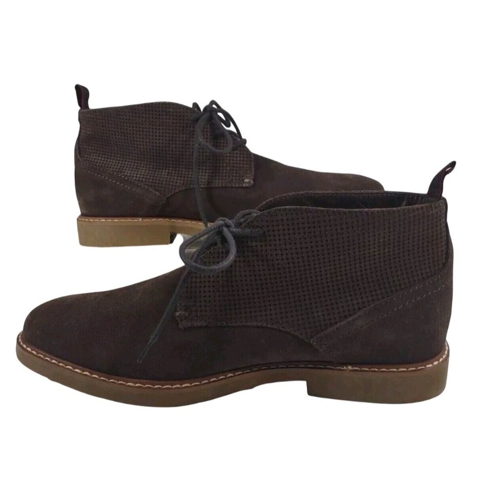 Steve Madden HARDENN Men's Boot Chukka - Sz 10 M US 3 Eye Chocolate Brow…
